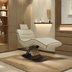 Salon Spa Professional Facial Massage Bed Beige Color-dayjour-salon bed- massage bed - facial bed