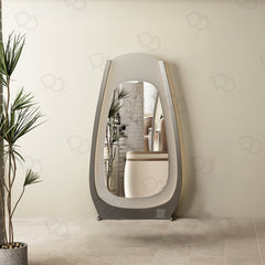 Salon Spa Professional Single Side Mirror Beige Color - salon mirror- salon furniture-beige salon furniture collection-dayjour
