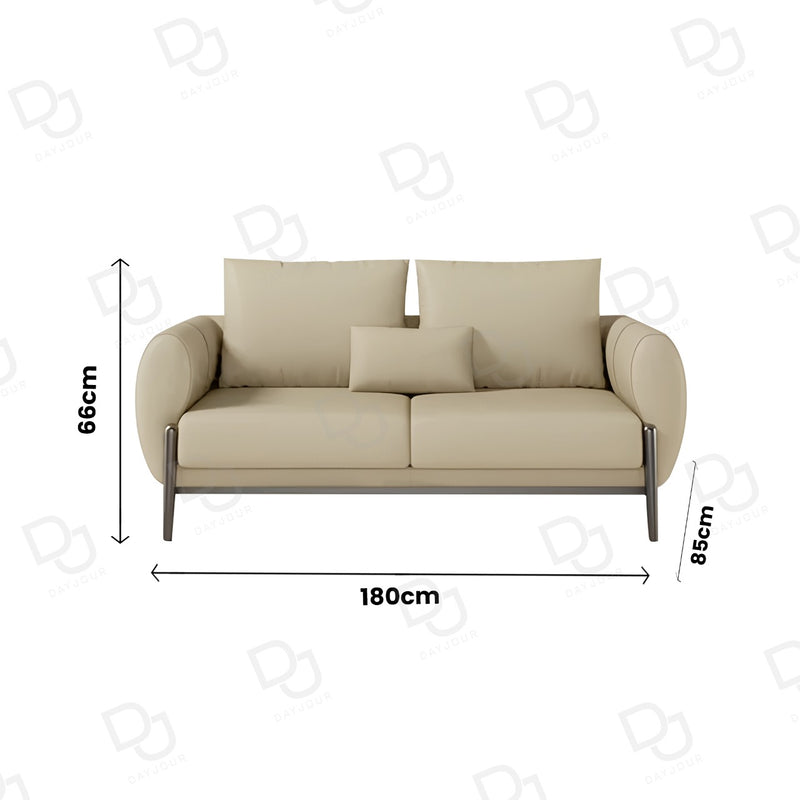 Salon Spa Reception Waiting Sofa Beige Color - salon reception sofa - reception sofa - dayjour