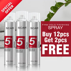 Scar Firm Hold Finishing Hair Spray Strong Hold 600ml 12 pcs Combo with 2 Pcs Free- holding spray- scar- strong hold- hair care- dayjour- UAE - package