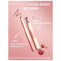 SHEGLAM Rosé Veil Lip Plumper – Soft Pink Gloss for Fuller Lips - Bold Booster Lip Plumper - lip gloss - Dayjour
