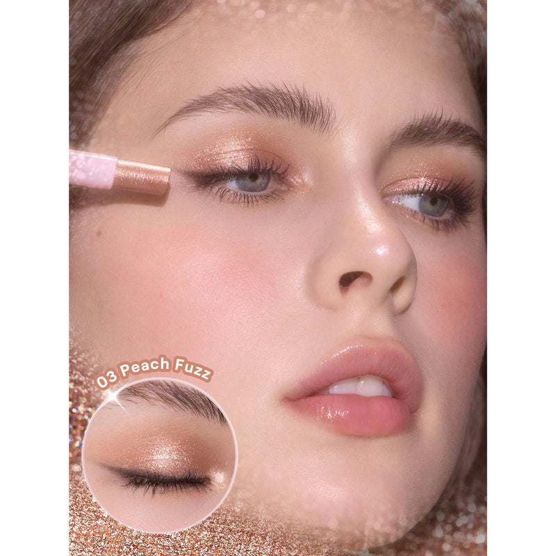 SHEGLAM Crystal Jelly Glaze Stick Peach Fuzz - Peach Shimmer Glow Stick UAE - Crystal Jelly Glaze Stick - Dayjour - UAE