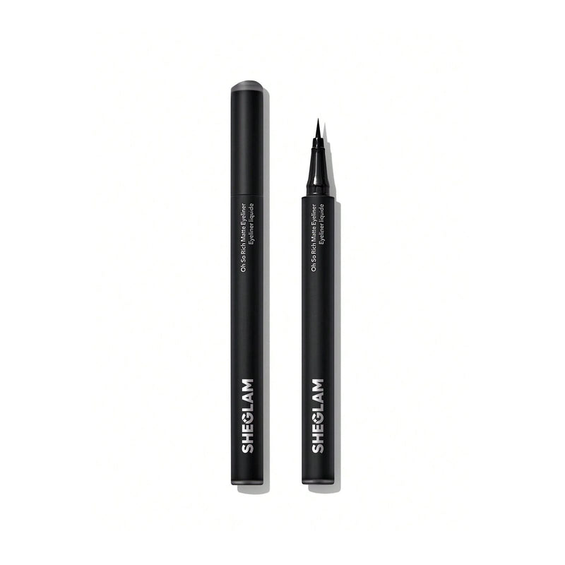 SHEGLAM Oh So Rich Matte Eyeliner Black - Waterproof Liquid Eyeliner UAE - matte black liquid eyeliner - fragrance-free eyeliner - sheglam eyeliner - Dayjour UAE