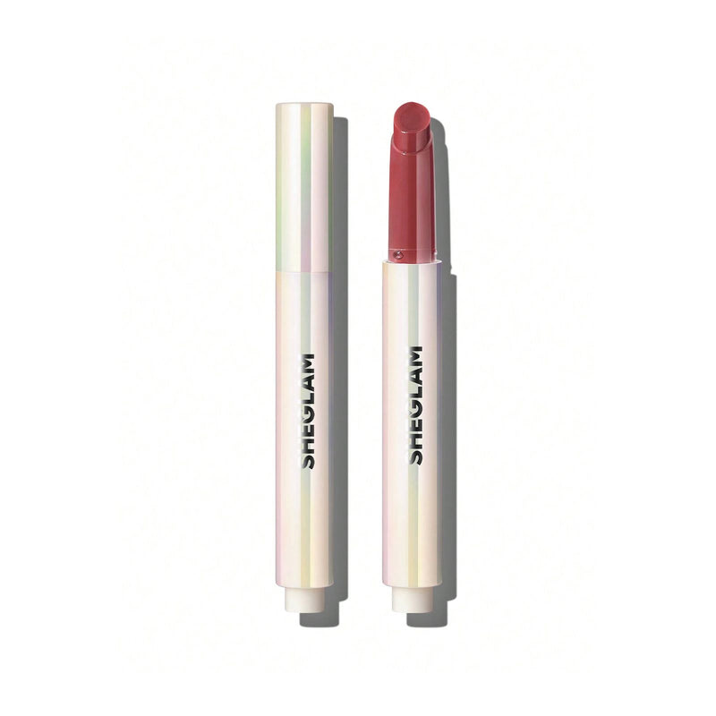 SHEGLAM Pout Perfect Shine Lip Plumper First Crush gloss stick - SHEGLAM lip plumper UAE - First Crush gloss - nude pink lip gloss UAE - hydrating lip plumper - glossy lip balm UAE - juicy lip gloss stick