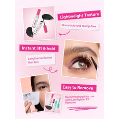 SHEGLAM Lashlighter Up & Out Mascara black lash lifting brush - Sheglam Mascara - Dayjour