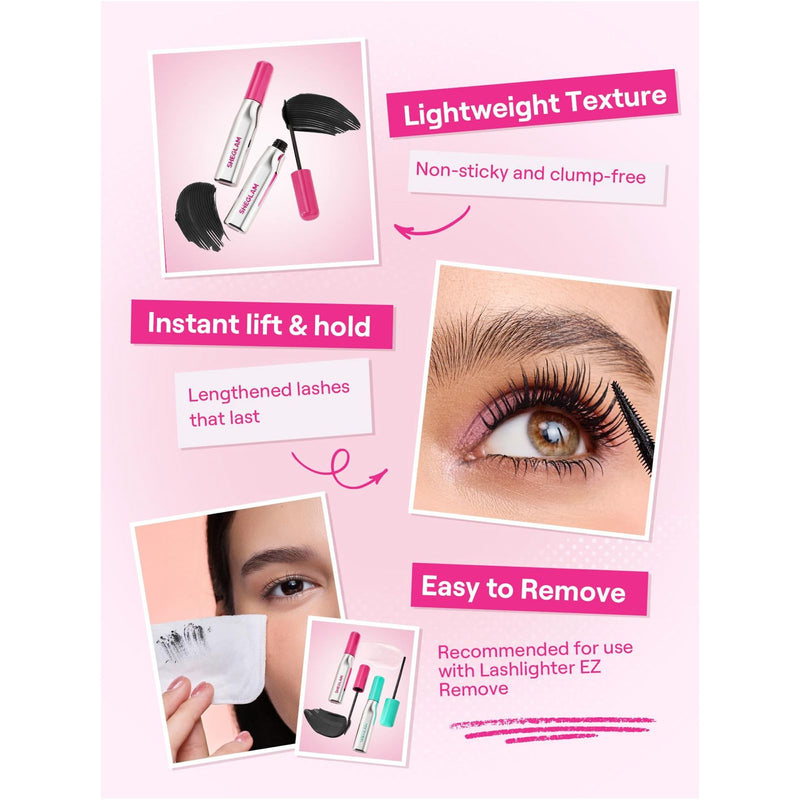SHEGLAM Lashlighter Up & Out Mascara black lash lifting brush - Sheglam Mascara - Dayjour