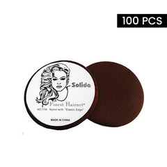 Solida Finest Hair Net Brown- Pack of 100 Pieces-hair net- hair cover- hair styling- hair accessories- brown cover- Dayjour- UAE