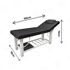 Spa Massage Waxing Bed Black - massage bed - dayjour
