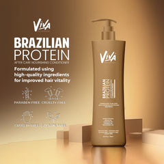 Viva Professional Brazilian Protein After Care Nourishing Conditioner 750ml - dayjour- Brazilian protein treatment- aftercare- conditioner- hair care- nourishing conditioner- Viva professional- UAE- hair treatment