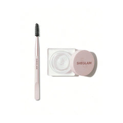 SHEGLAM Set Me Up Brow Hold Crystal Clear brow gel applicator - SHEGLAM brow gel UAE - clear brow gel - eyebrow hold gel UAE - laminated brow look - long lasting brow gel - SHEGLAM eyebrow makeup - Dayjour