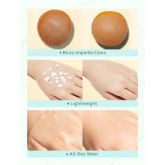 SHEGLAM Pore No More Photo Finish Smooth Blur Makeup Primer tube - pore minimizing primer - makeup primer UAE - smooth blur primer - long lasting makeup base - vegan cruelty free primer - Dayjour