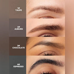SHEGLAM Brows On Demand 2-In-1 Brow Pencil Espresso dual-ended brow pencil - waterproof eyebrow pencil - 2 in 1 brow pencil UAE - long lasting eyebrow makeup - eyebrow pen UAE -Dayjour