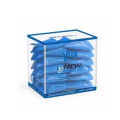Viva Professional 30-Day Facial Scrub Gel 30 Single-Use Sachets with Pecan Shell Powder and Aloe Vera for Daily Skin Exfoliation - Best Facial Scrub UAE - Viva Professional Facial Scrub - Daily Face Exfoliator - Pore Cleansing Scrub - Face Scrub for Oily Skin - Travel Facial Scrub - Single Use Face Scrub - Gentle Facial Exfoliator UAE