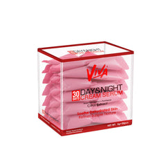 Viva Professional 30-Day Day & Night Cream Serum with Citrus Extract, Mushroom Extract and Panthenol in 30 Single-Use Sachets for Daily Hydration