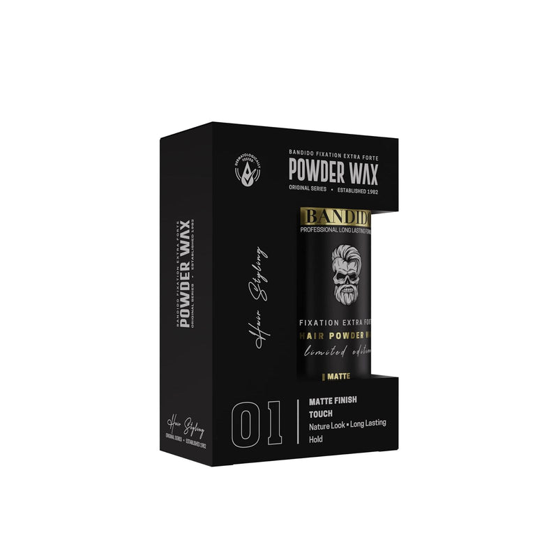 Bandido Matte Hair Powder Wax 32g – Volume & Texture with Extra Strong Fixation - Bandido air styling powder - Strong hold hair styling powder in UAE - Powder wax in Dubai - Dayjour - UAE