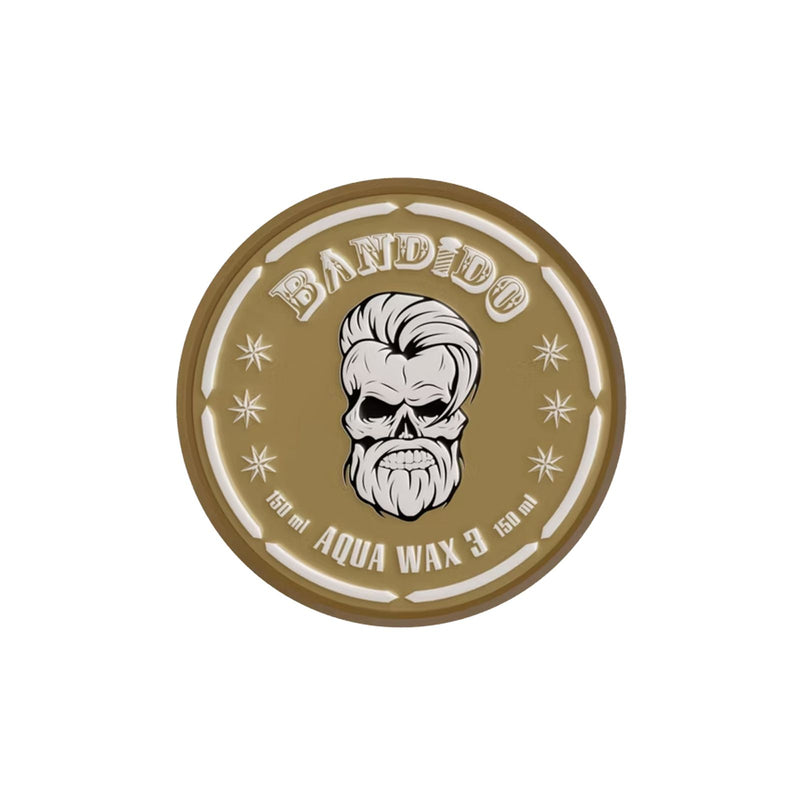 Bandido No. 3 Aqua Hair Styling Wax 150ml maximum hold - Bandido No 3 Aqua Wax - Bandido No 3 Hair Wax - Maximum Hold Aqua Wax - Bandido Styling Wax 150ml - Men's Maximum Hold Hair Wax - Aqua Gel Wax - Strong Hold Styling Product - Hair Wax for Men UAE - Barber Styling Wax - Professional Hair Styling