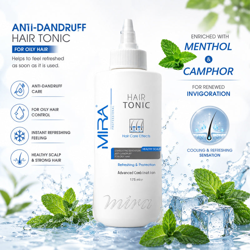 Mira Hair Tonic 175ml - anti dandruff hair tonic for oily hair - dayjour