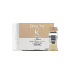 Kérastase Fusio-Dose Glycerin Concentré Curl Manifesto – Nourishing treatment for curly and very curly hair, 10 x 12ml vials - Dayjour - Kerastase UAE - Fusio dose Glycerin - Kerastase Fusio Dose UAE - Fusio Dose for Curly hair