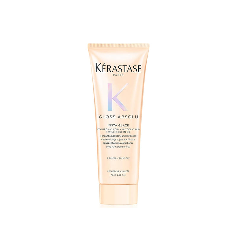 Kérastase Gloss Absolu Insta-Glaze Gloss Enhancing Conditioner Travel Size 75ml bottle.