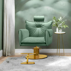 Beauty Salon Ladies Styling Chair Green - Dayjour - ladies chair - green furniture - premium styling chair - Mariani - UAE