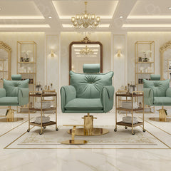 Beauty Salon Ladies Styling Chair Green - Ladies styling chair in UAE - Dayjour