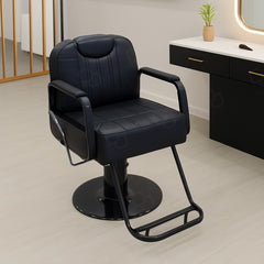 Professional Black Ladies Hair Styling Chair for Salons - Beauty Salon Ladies Hairstyling Chair Saudi Arabia - Ladies styling chair Oman - Dayjour - UAE