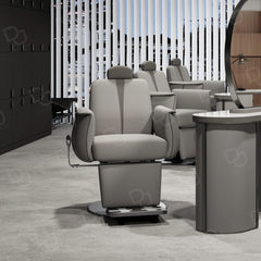 Grey Salon & Spa Makeup Chair – Comfortable & Durable - Makeup chair Saudi Arabia - Styling Chair UAE - Dayjour - UAE