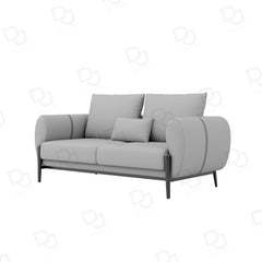 Professional Salon & Spa Reception Sofa – Grey Color - Dayjour - UAE