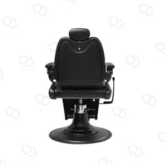 Professional Gents Barber Chair – Black Reclining Hydraulic Salon Chair - Professional Barber Chair - Black Barber Chair - Dayjour - UAE