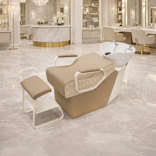 Khaki Brown Salon Furniture Collection