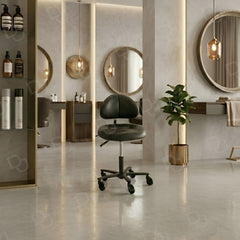 Black Hydraulic Reclining Salon Stool Chair with Backrest – Adjustable Spa & Beauty Technician Chair - Salon stool in Abu Dhabi - Dayjour - UAE