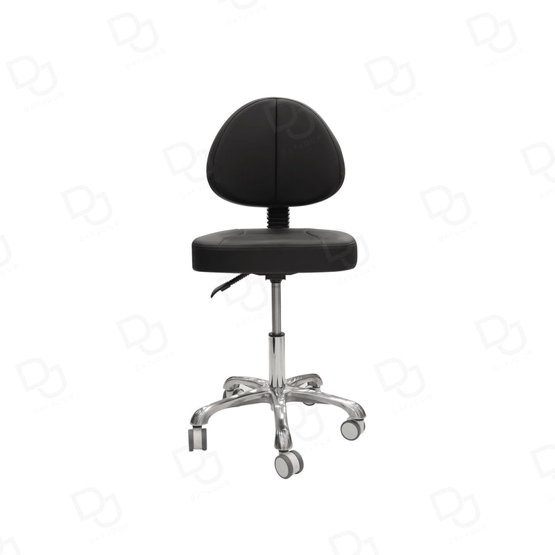 Black Hydraulic Reclining Swivel Salon Stool Chair – Professional