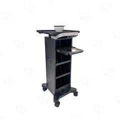 Metal Salon Trolley with Wheels, Applicator Bowl & Brush - Hair coloring trolley with applicator bowl and brush - Hair coloring trolley in UAE - Dayjour