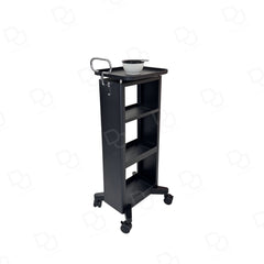 Professional Salon & Spa Metal Trolley with Multi-Tier Storage and 360° Rotating Wheels - Salon trolley - Dayjour - UAE - Metal trolley in Dubai