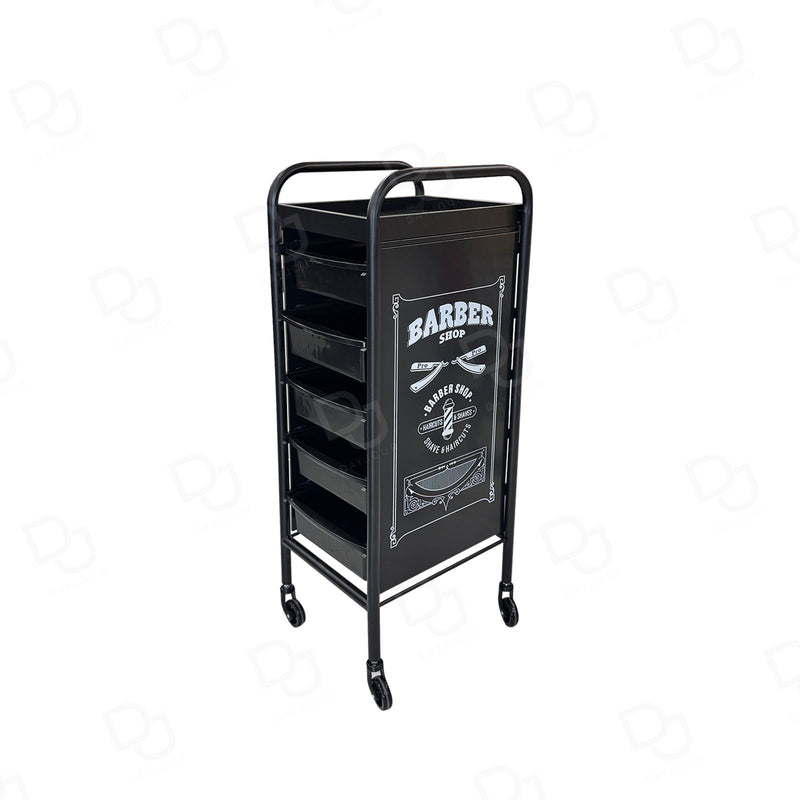 Premium Metal Salon & Spa Trolley Cart with Multi-Level Storage Trays - Trolley cart - Dayjour