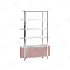 Beauty Salon Product Display Stand Pink - Product display stand for ladies saloon - Pink salon organizer - Dayjour