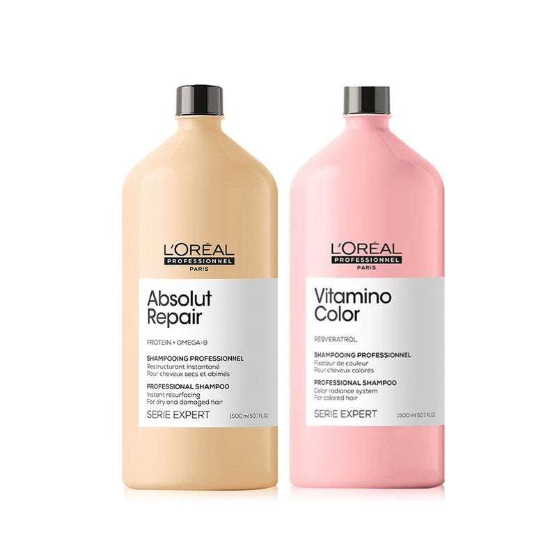 L'Oréal Professional Vitamino and Absolut Shampoo 1500 ml - Loreal vitamino and absolut repair shampoo - Loreal shampoo for salon use - Dayjour