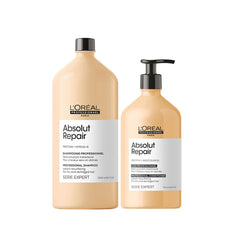 LOreal Professionnel SE Absolut Repair Shampoo 1500ml & Conditioner 750ml - Loreal absolut repair shampoo and conditioner - Dayjour - Loreal UAE