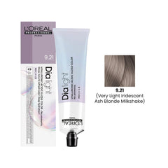 Loreal Professional Hair Color Dia Light 60ml 9.21 Very Light Iridescent Ash Blonde Milkshake - Loreal UAE - Dayjour - Dia light hair color