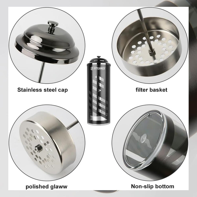 Professional Acrylic Sterilizing Jar – Unbreakable, Stainless Steel Cap, Filter Basket - Sterilizing jar for salon - Tools sterilizer - Dayjour - Disinfectant for salon tools - Salon tools sterilizers jar