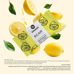 Scar Refreshing Wet Towel – Lemon (Refreshing & Cleansing Wipes) 25 Pieces
