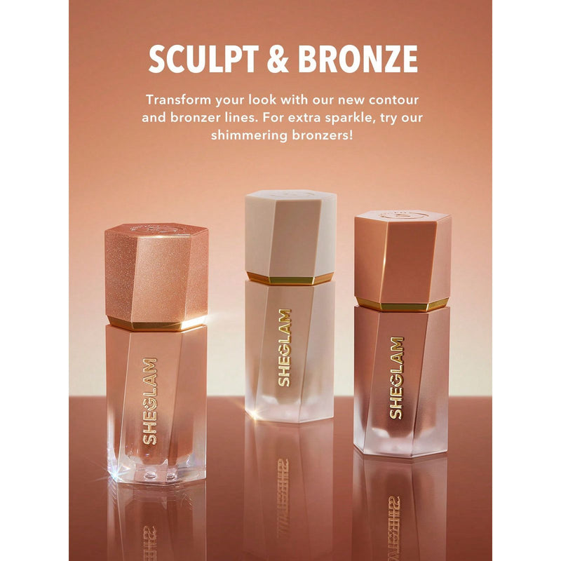 SHEGLAM Tawny Amber Liquid Contour – Sculpting Bronzer for Defined Look - Sun Sculpt Liquid Contour – Tawny Amber - Liquid contour in UAE - Dayjour
