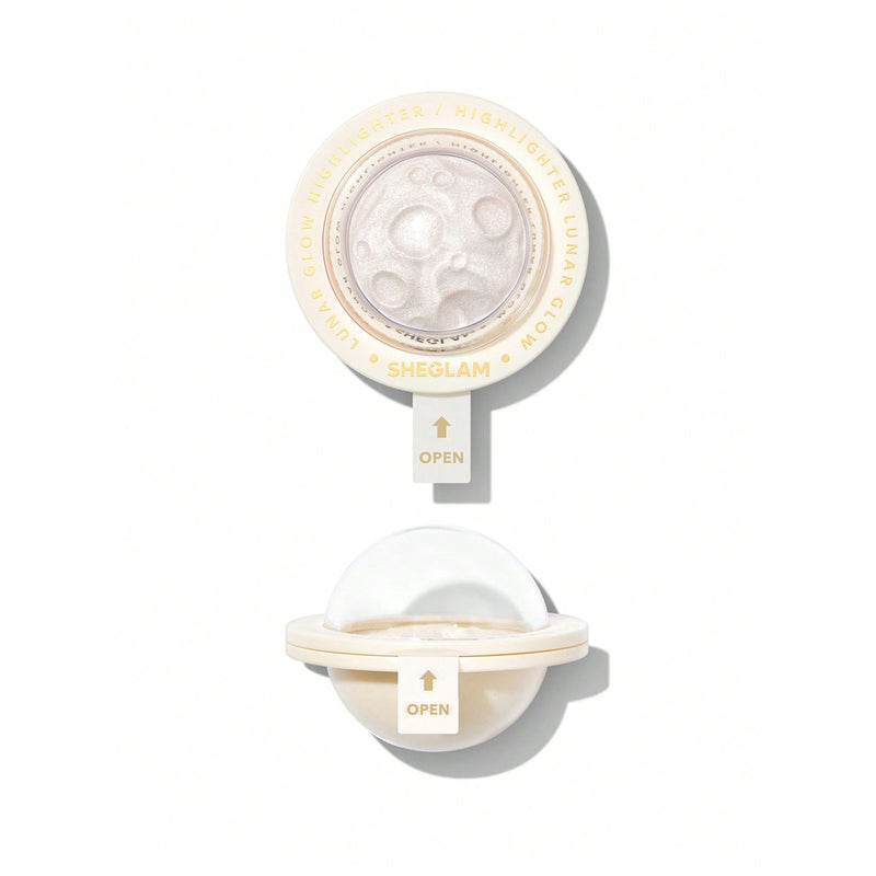 SHEGLAM Lunar Glow Highlighter – Vanilla Frost - glow setting powder - glow compact powder - glow powder by sheglam - Vanilla frost glow powder - Dayjour - UAE