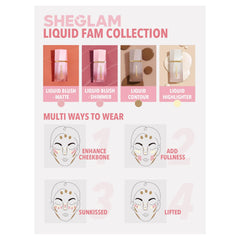 SHEGLAM Cutie Pie Liquid Blush – Natural Dewy Cheek Tint - liquid tint - lip gloss in UAE - sheglam liquid blush - lip gloss - Dayjour