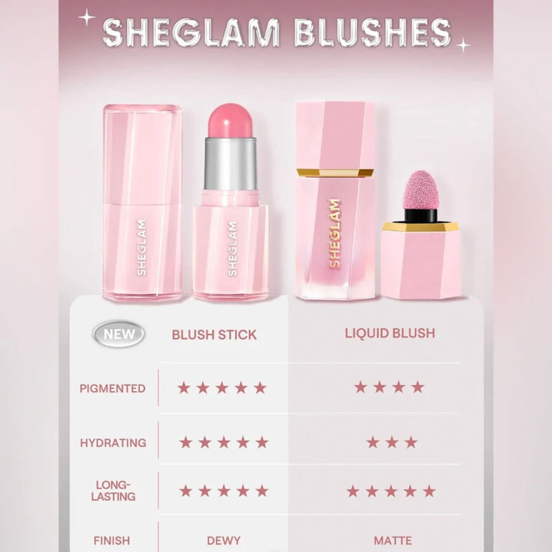 SHEGLAM Buttery Bliss Blush Stick Rose Ritual - Cream Blush Stick UAE - Rose Ritual shade - Blush stick in UAE - Dayjour - UAE 