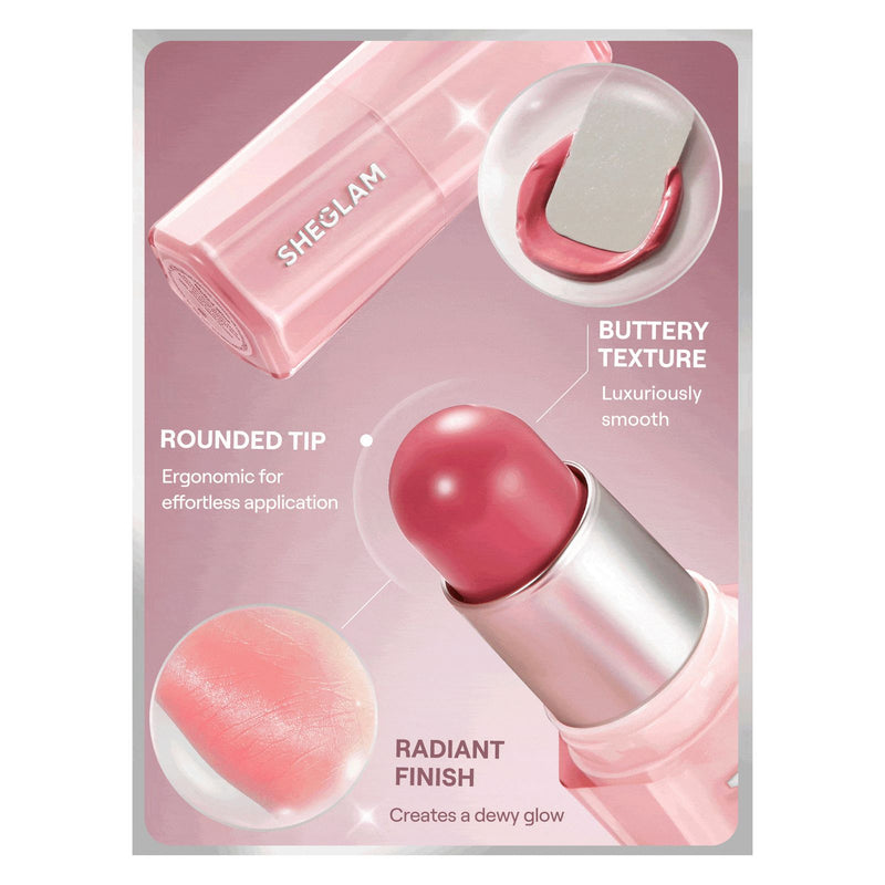 SHEGLAM Guava Juice Blush Stick – Peachy Cream Blush for Radiant Skin - Sheglam blush - Blush stick in UAE - Dayjour