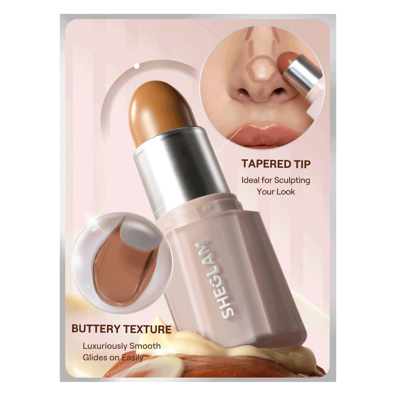 SHEGLAM Buttery Buff Contour & Bronzer Stick Soft Tan - Cream Contour Stick UAE - Cream contour - Soft Tan shade contour stick - sheglam contour - Dayjour