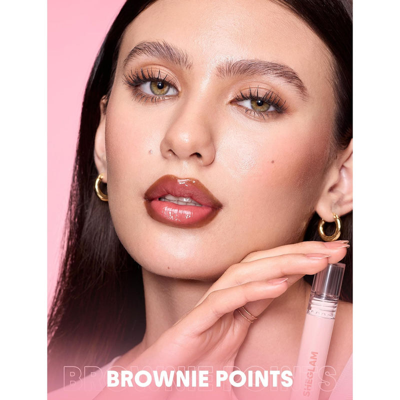 SHEGLAM Brownie Points Lip Liner Stain – Peel-Off Deep Brown Lip Tint - Lip liner - peel off lip liner - Sheglam Lip Liner - Al Basel Cosmetics