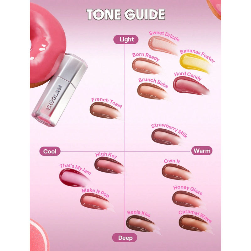 SHEGLAM High Key Glass Lock Air Gloss – Mirror Shine Lip Gloss UAE - Lip gloss UAE - lip contour - sheglam UAE - Dayjour