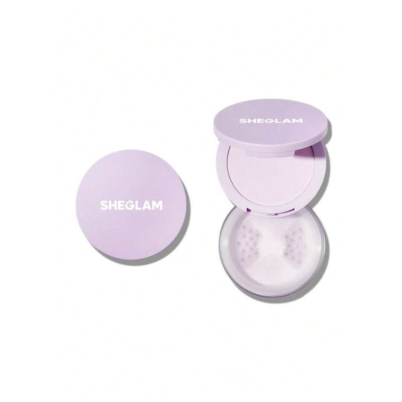 SHEGLAM Insta-Ready Face & Under Eye Setting Powder Duo Taro - Brightening Setting Powder UAE - 2-in-1 compact powder - Dayjour